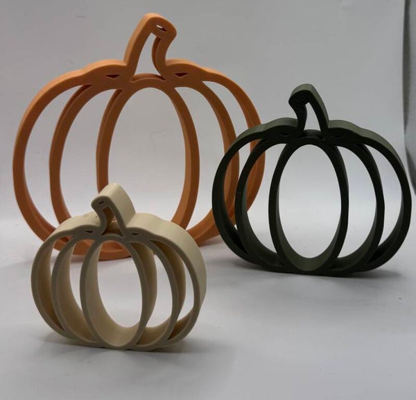 Tiered Modern Pumpkins