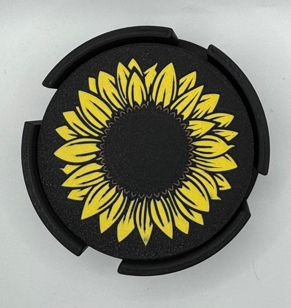 Sunflower Coasters