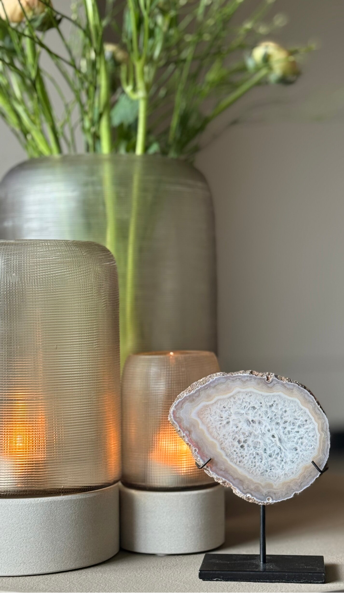 Agaatschijf Mini Bruin