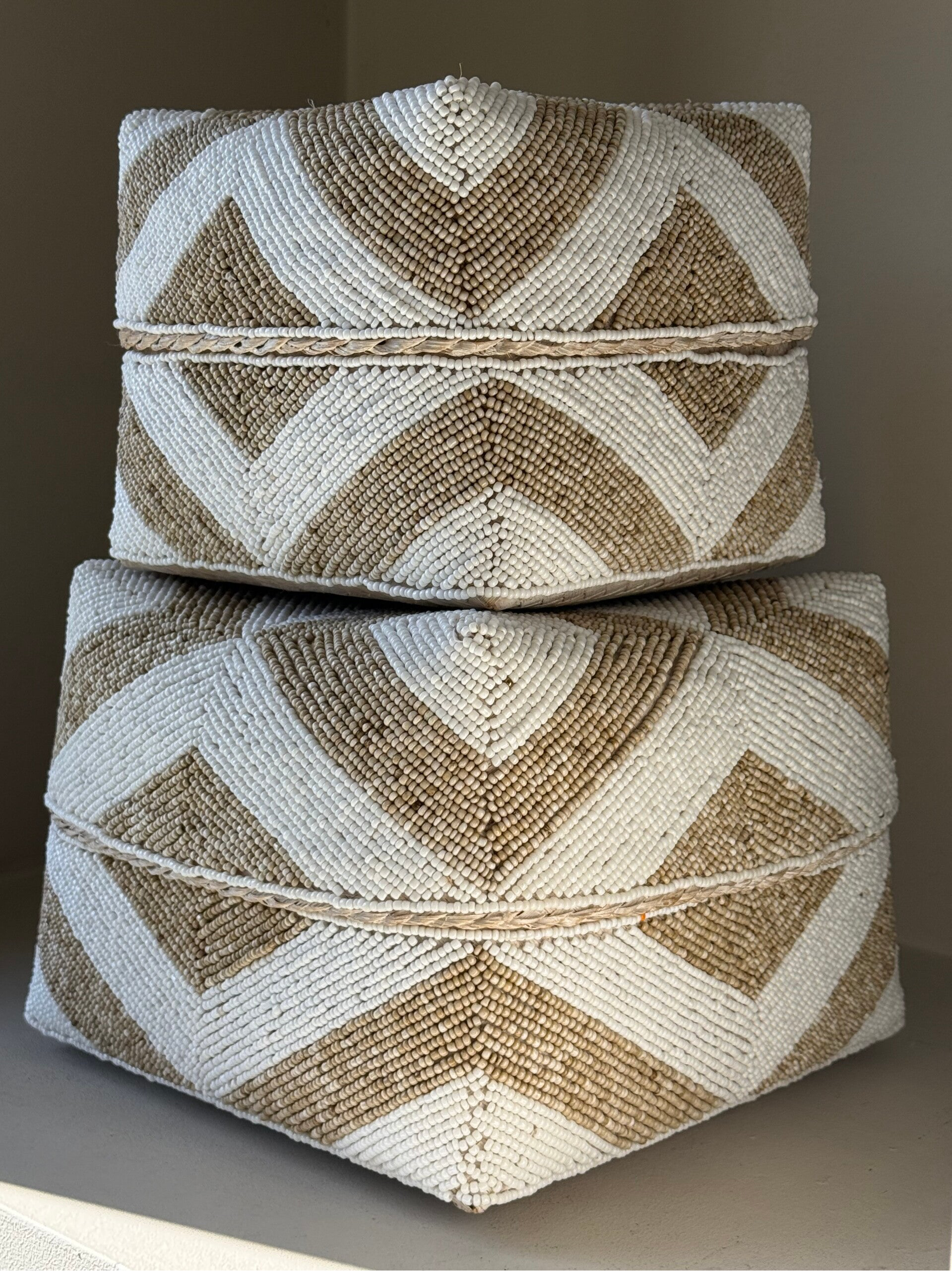 Offermandjes Beige/Wit