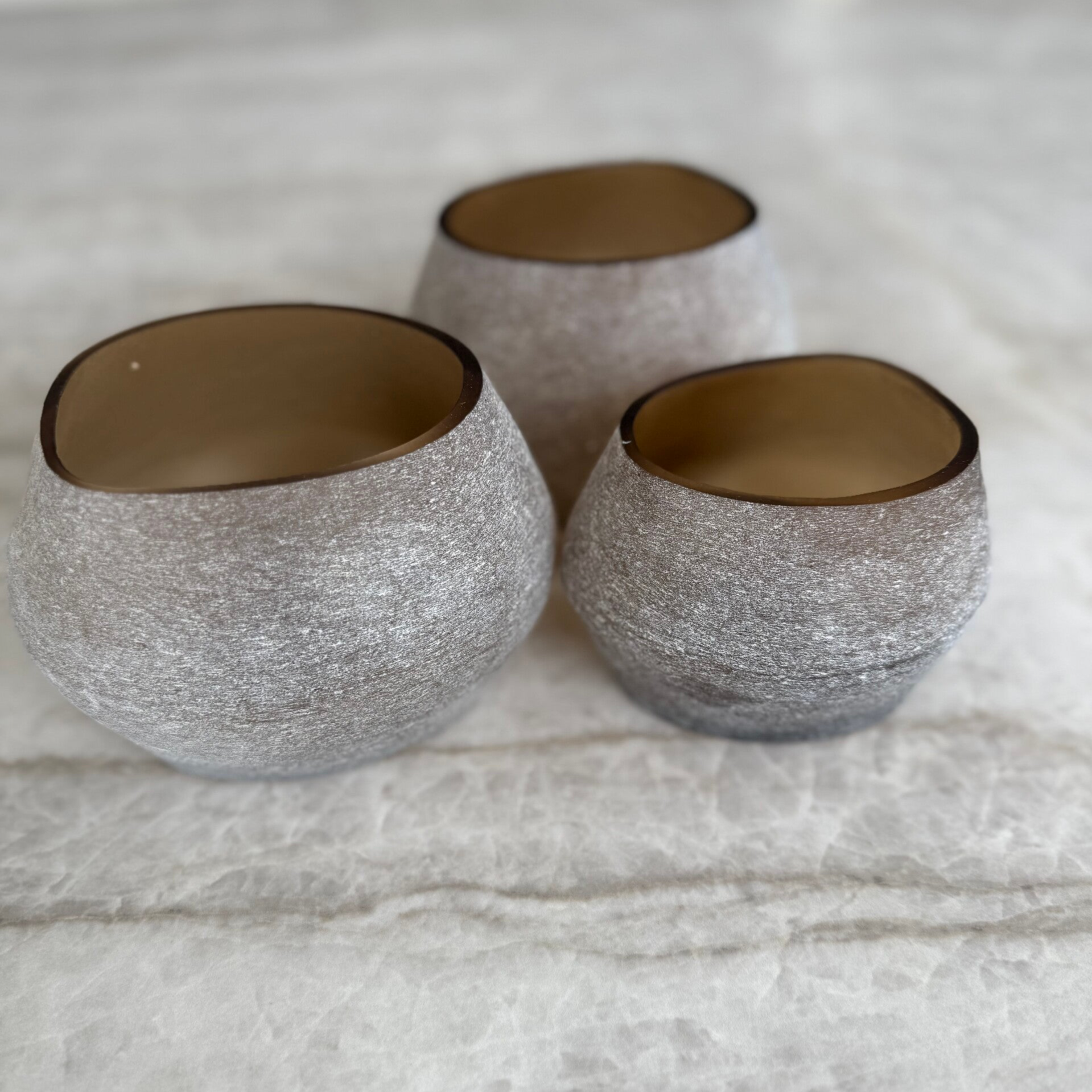 Theelicht Ovaal Dark Smoke