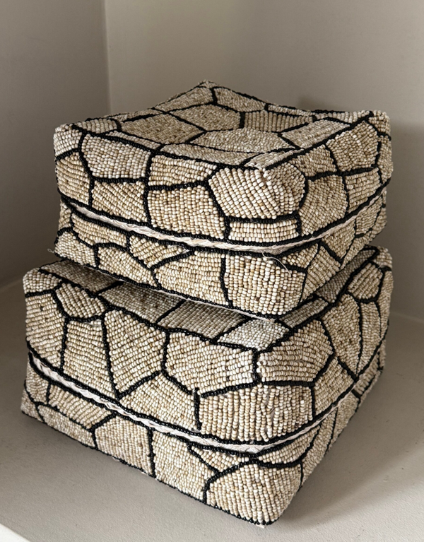 Offermandjes Beige/Zwart