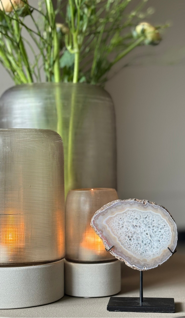 Agaatschijf Mini Bruin