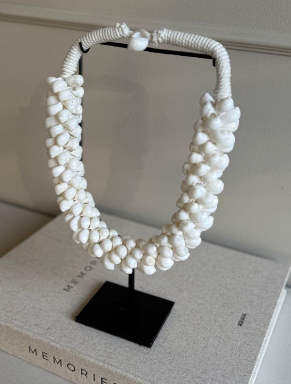 Schelpenketting Small Wit