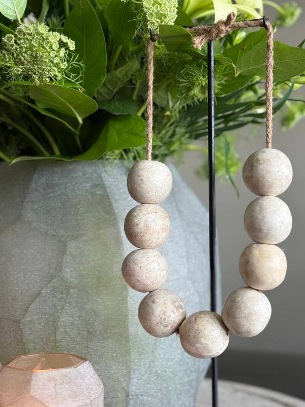 Marmeren ballen ketting