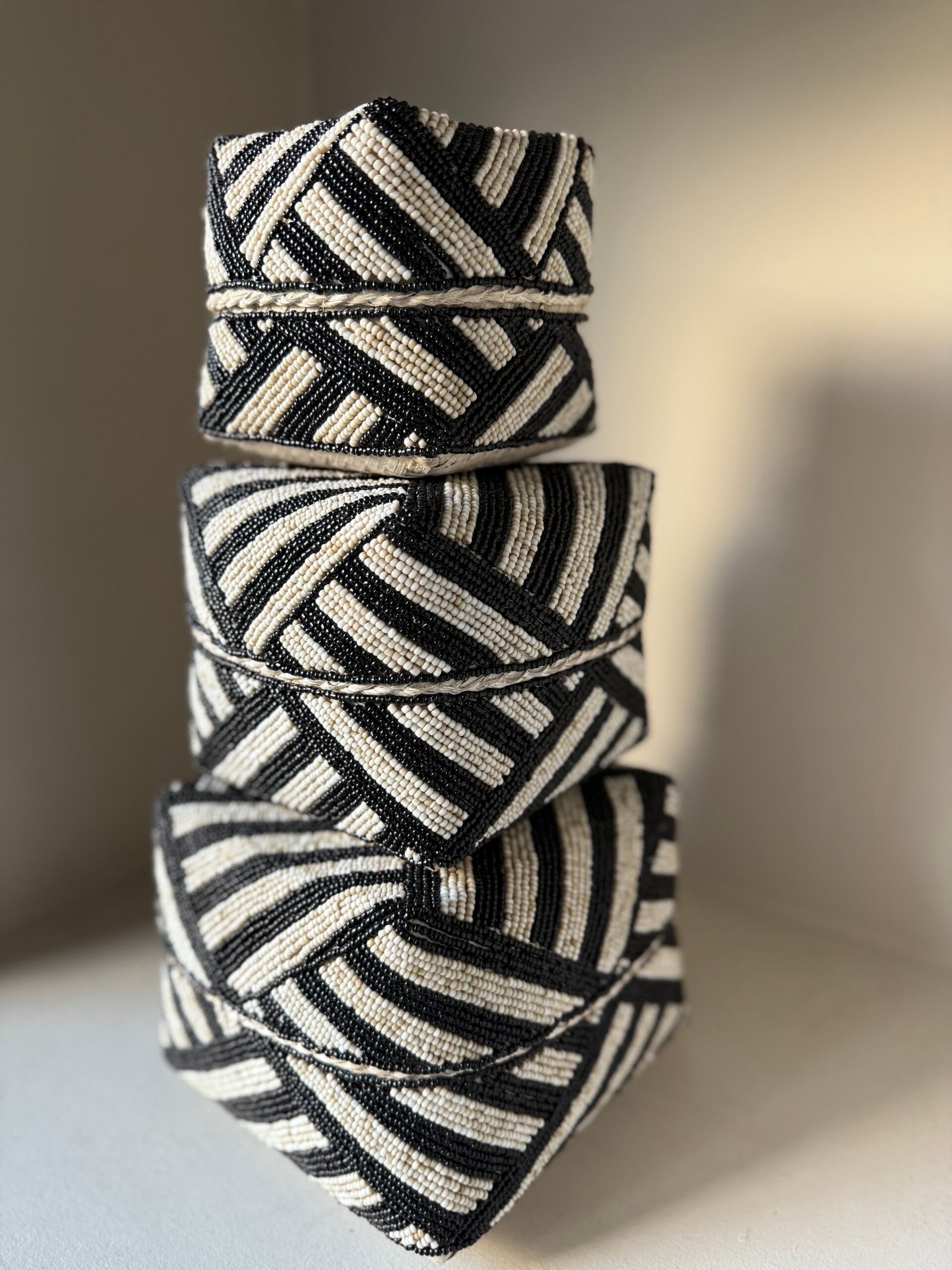 Offermandjes Beige / Zwart