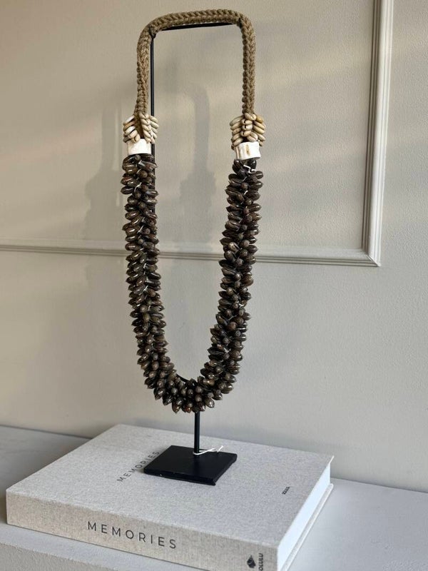 Schelpenketting Bruin