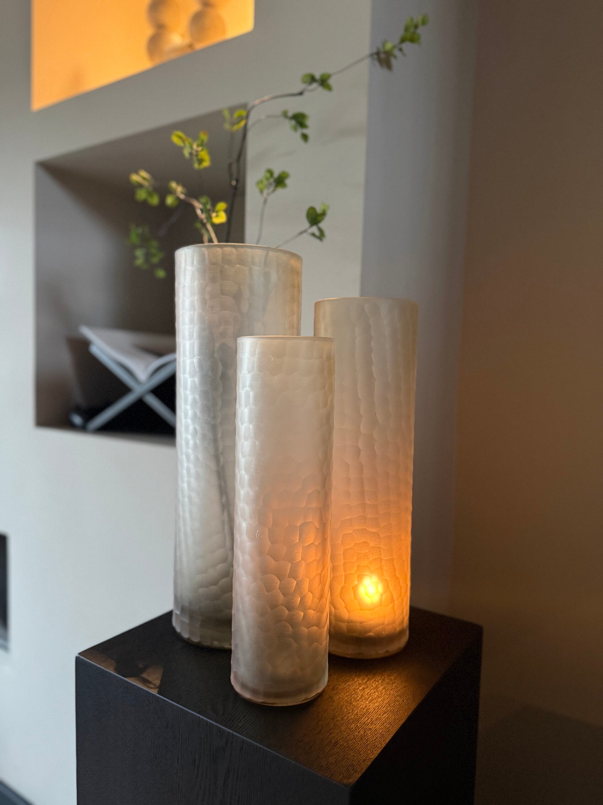 Light Brown Vase Straight Lio