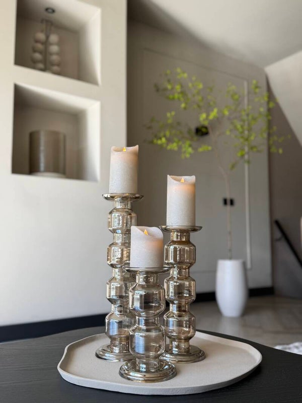 Luster Kandelaren Brown