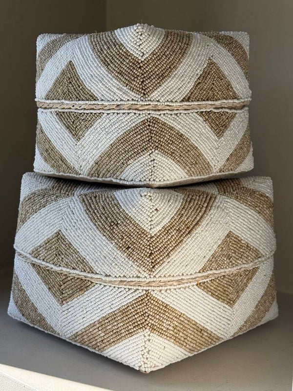 Offermandjes Beige/Wit