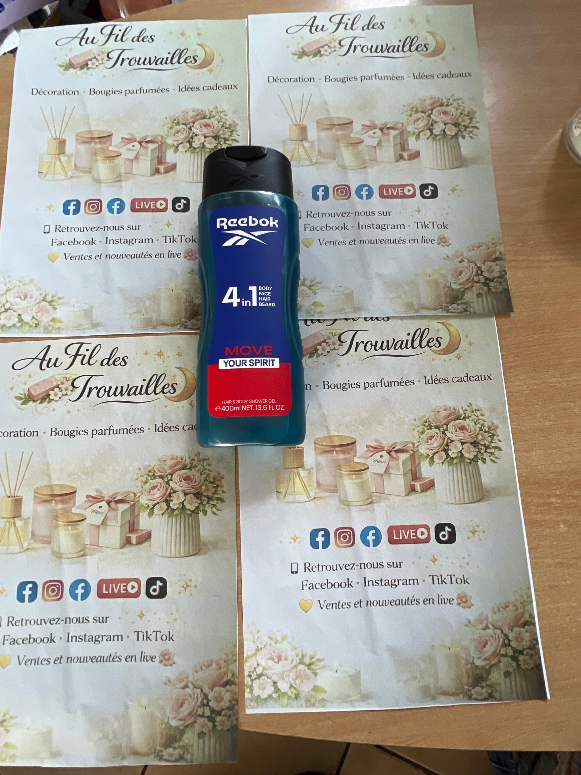 Shampooing Reebok 400 ML