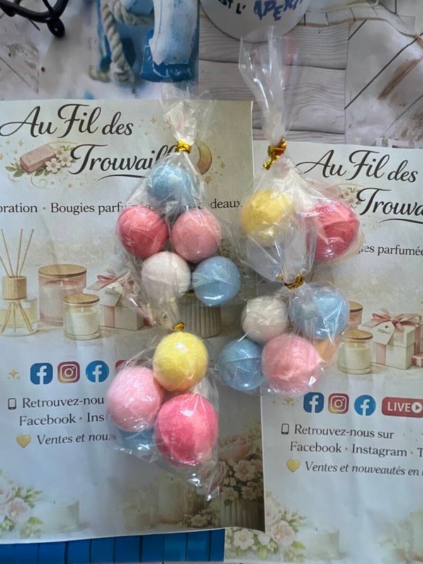 Boule de bain  lot de 5