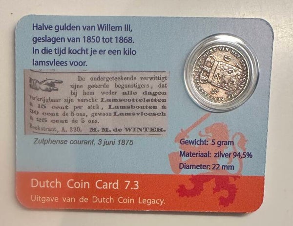 Dutch Coin Card 7.3. Nr 0038