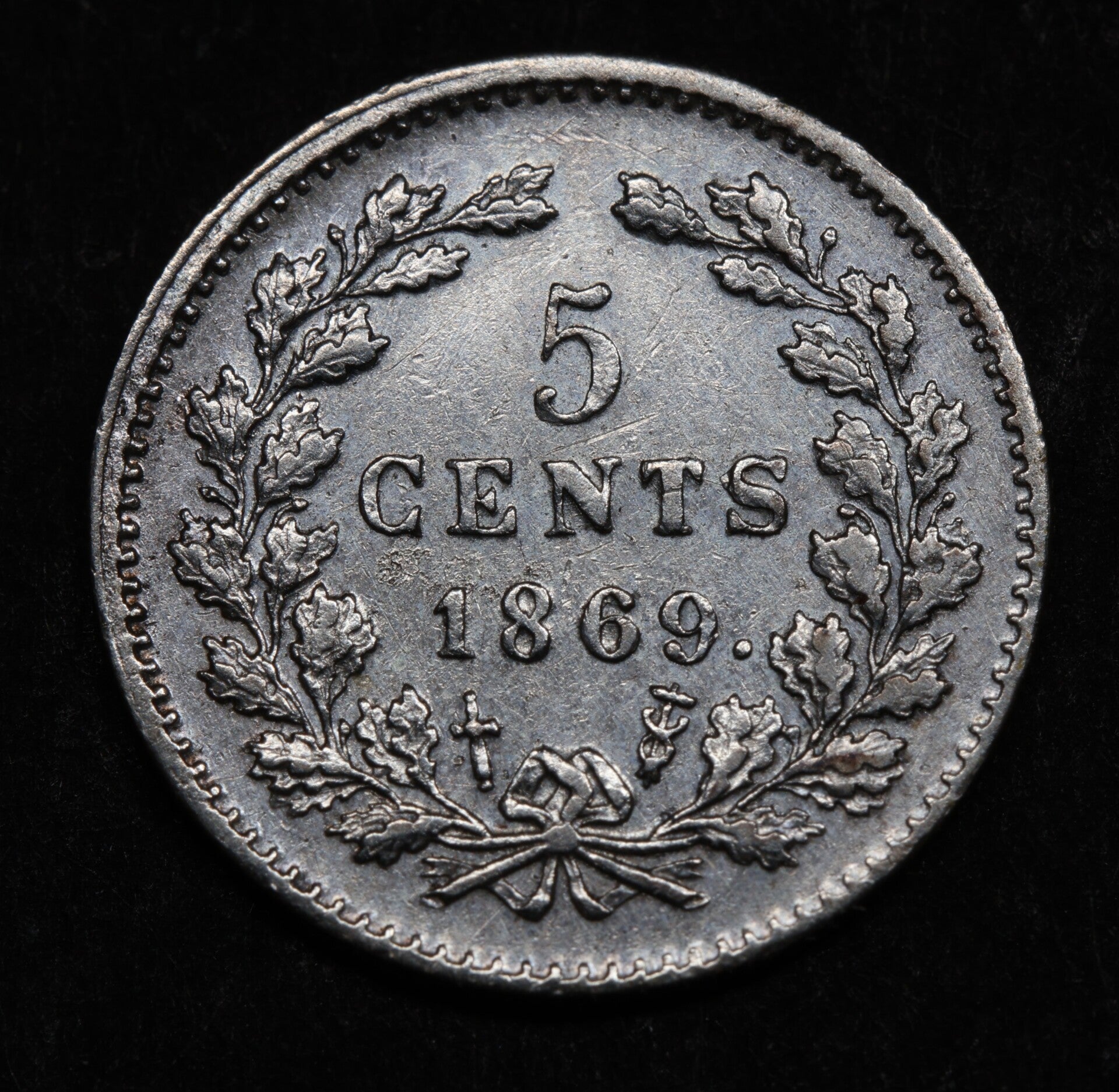 5 cent 1869. Pr.