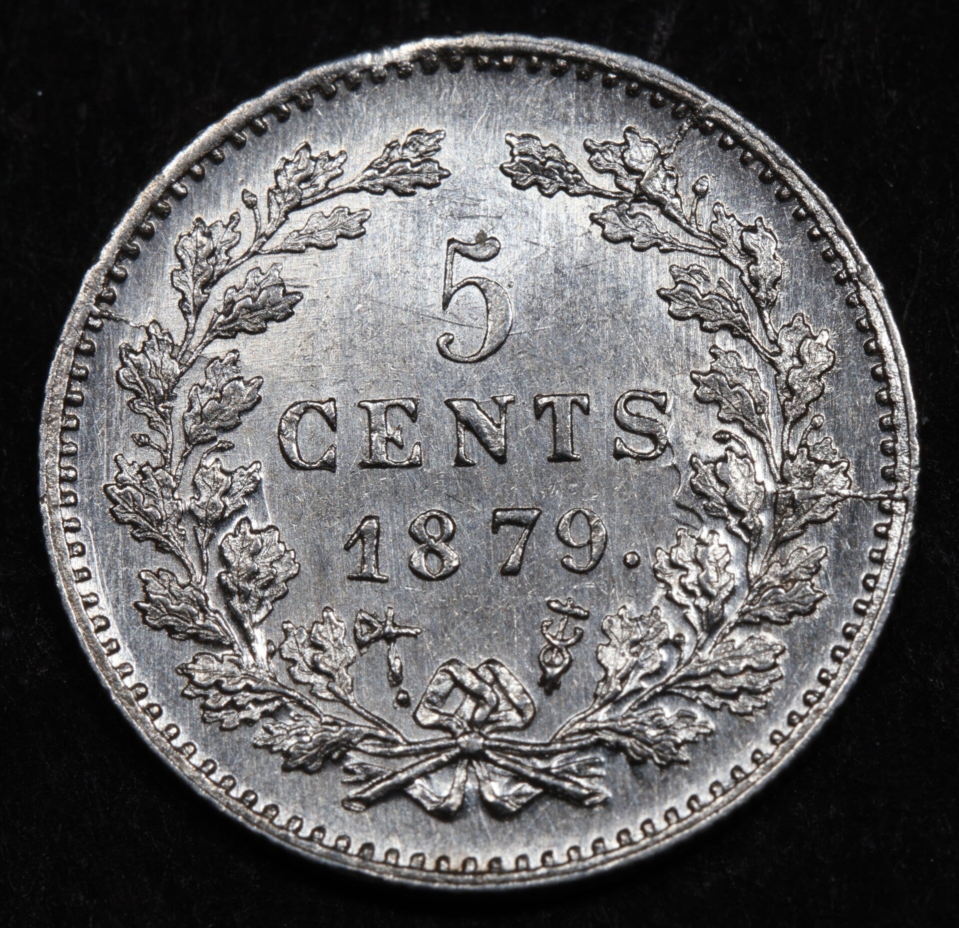 5 cent 1879. Unc.