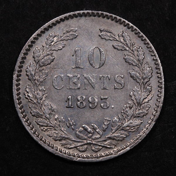 10 cent 1893. Pr+.