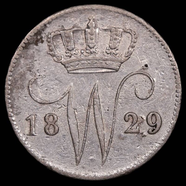 25 cent 1829 Brussel. Zfr.
