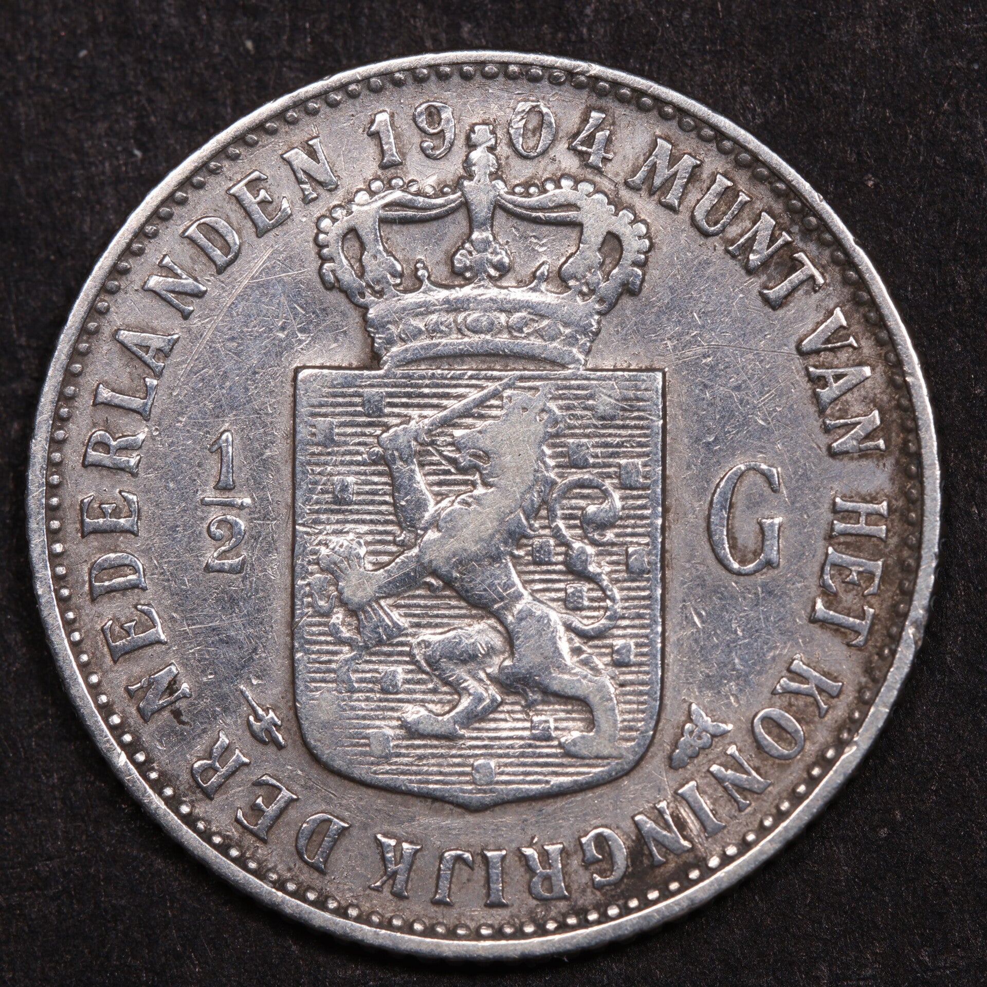 Halve gulden 1904. Fr.