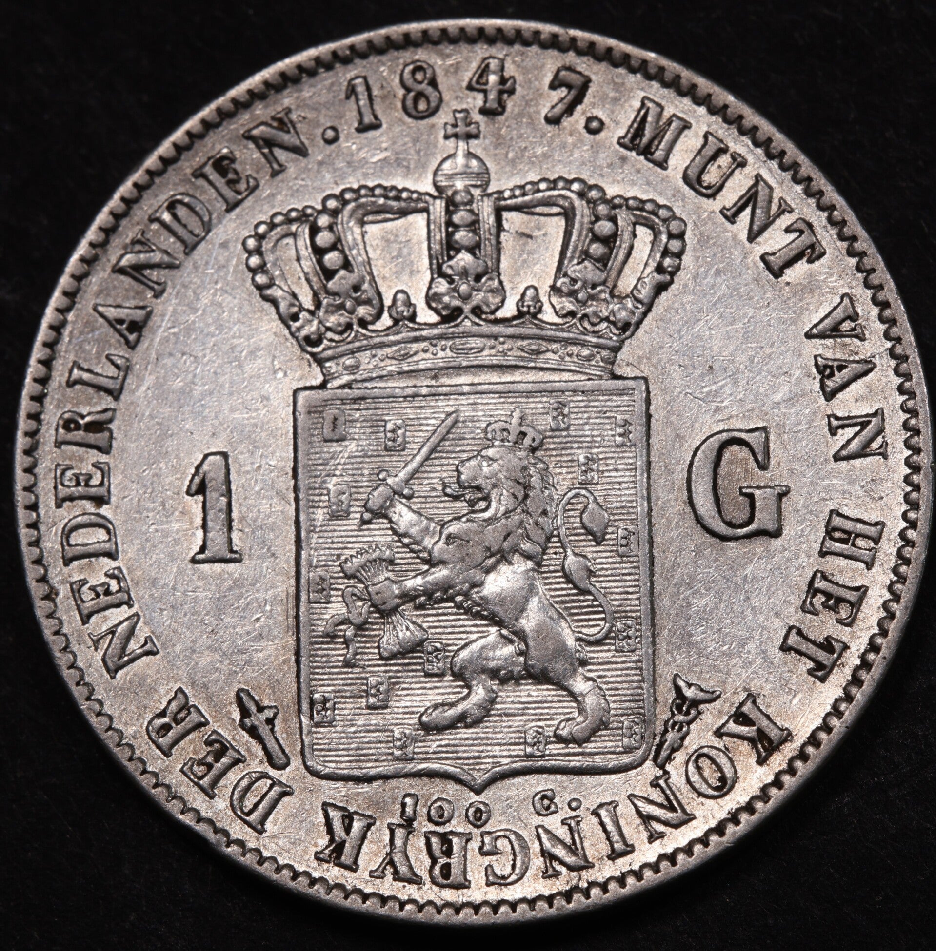 Gulden 1847. Zfr/ Pr.