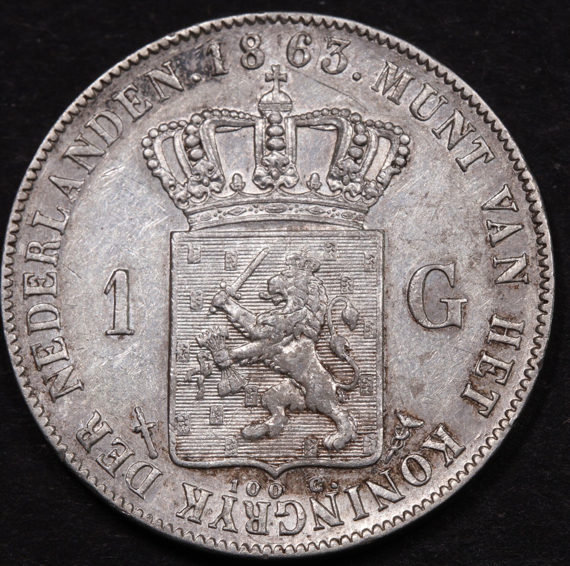 Gulden 1863. Zfr/ Pr.