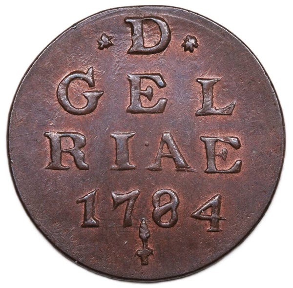Gelderland. Duit 1784. Unc.