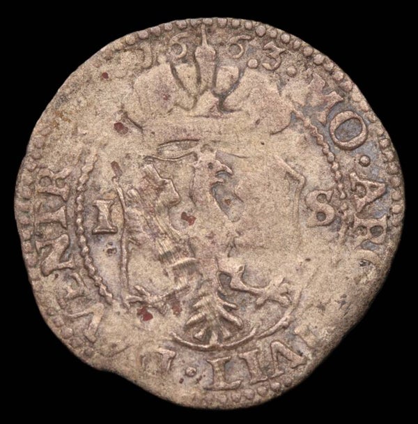 Deventer. Stuiver 1663. Fr/ Zfr.