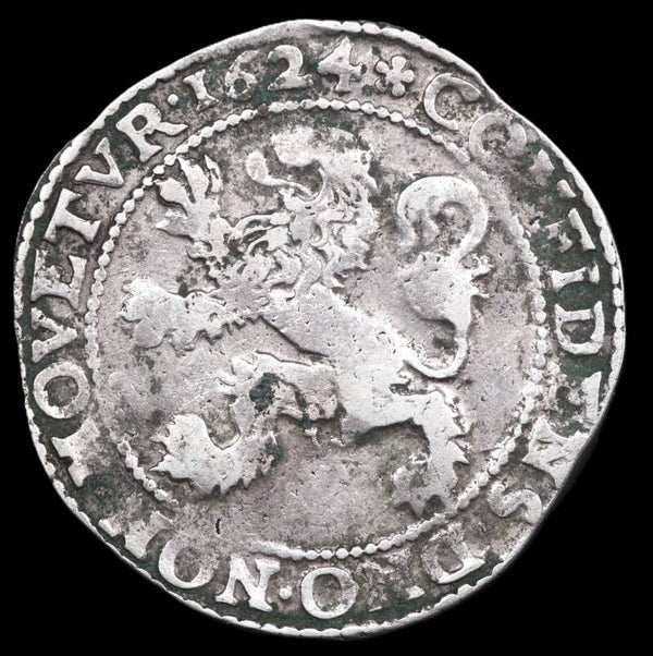 West-Friesland. Leeuwendaalder 1624. Zfr.