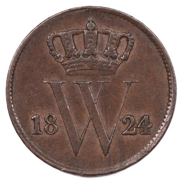 Cent 1824 Utrecht. Zfr.