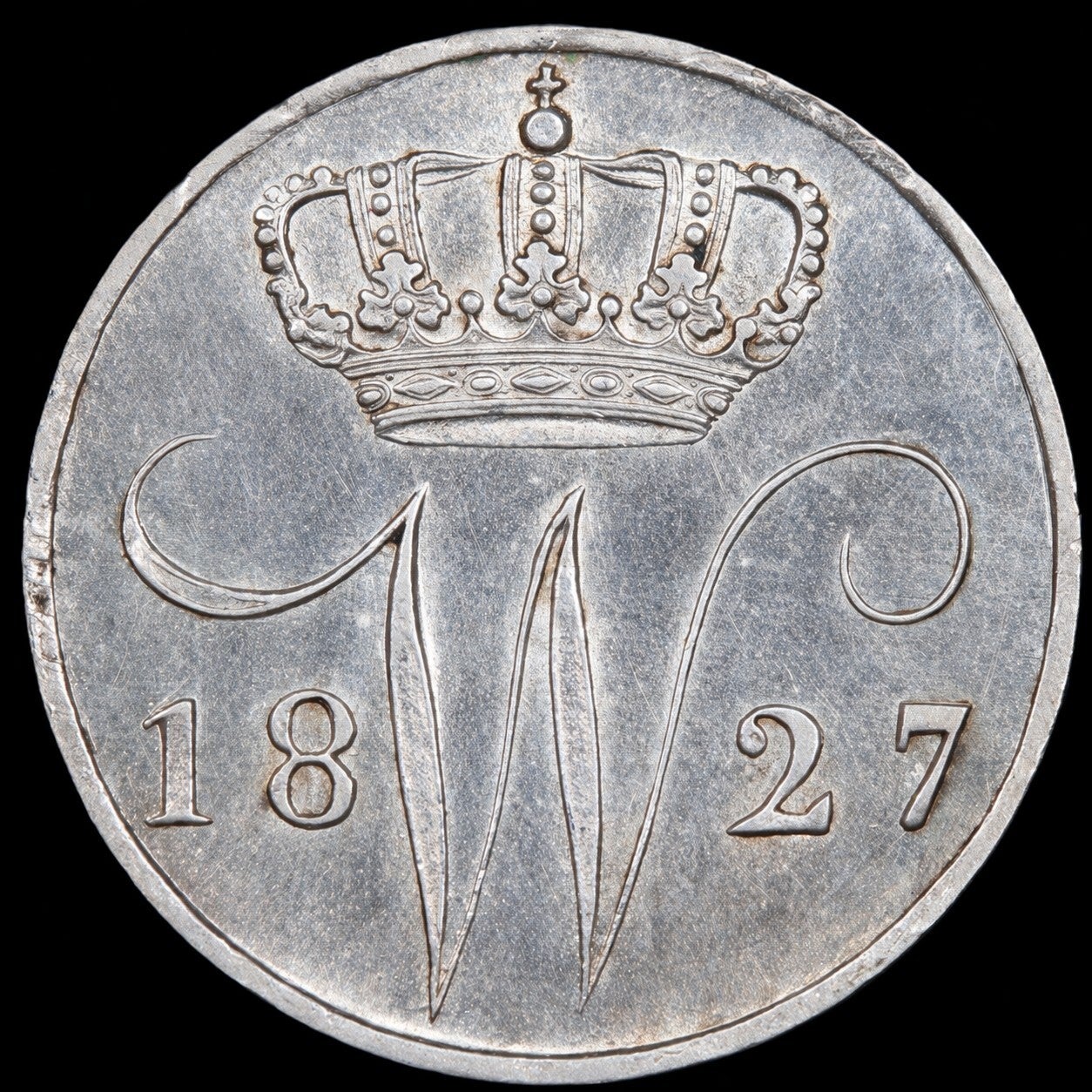 5 cent 1827 Utrecht. Pr/ Unc,