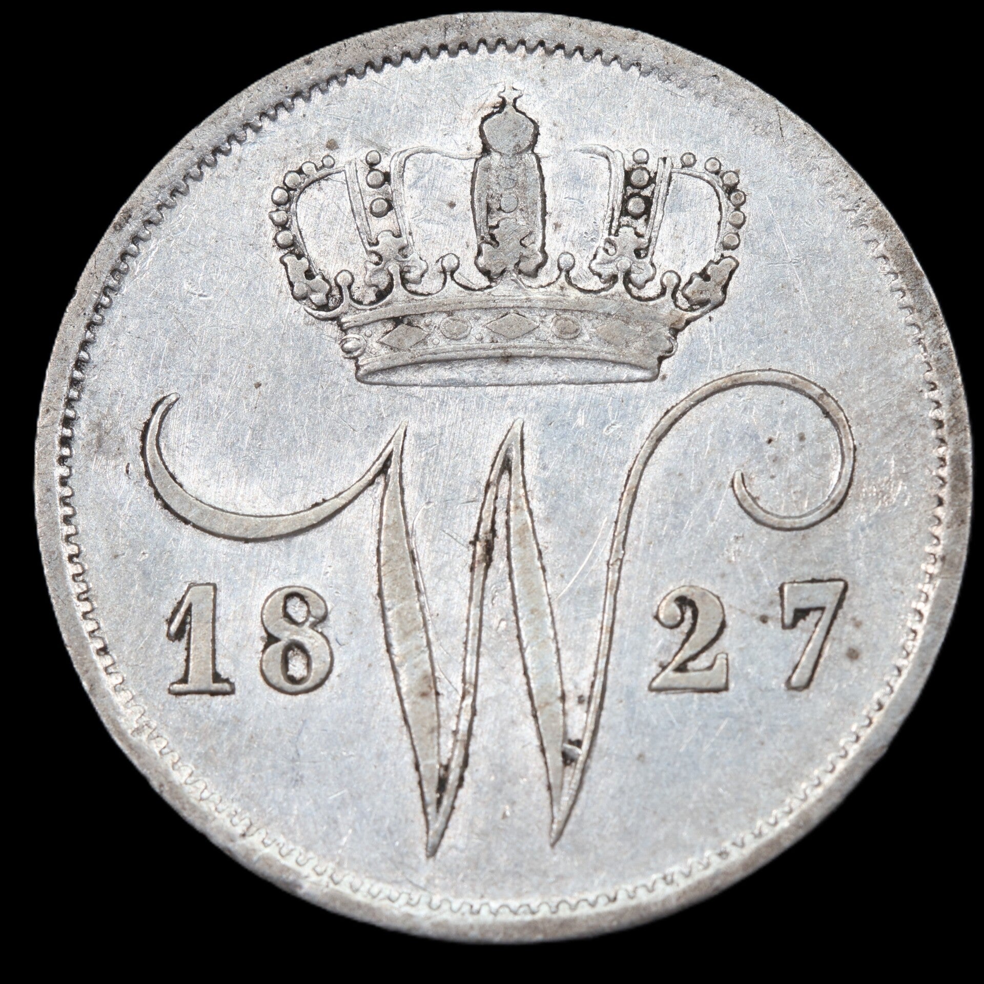 10 cent 1827 Utrecht. Zfr