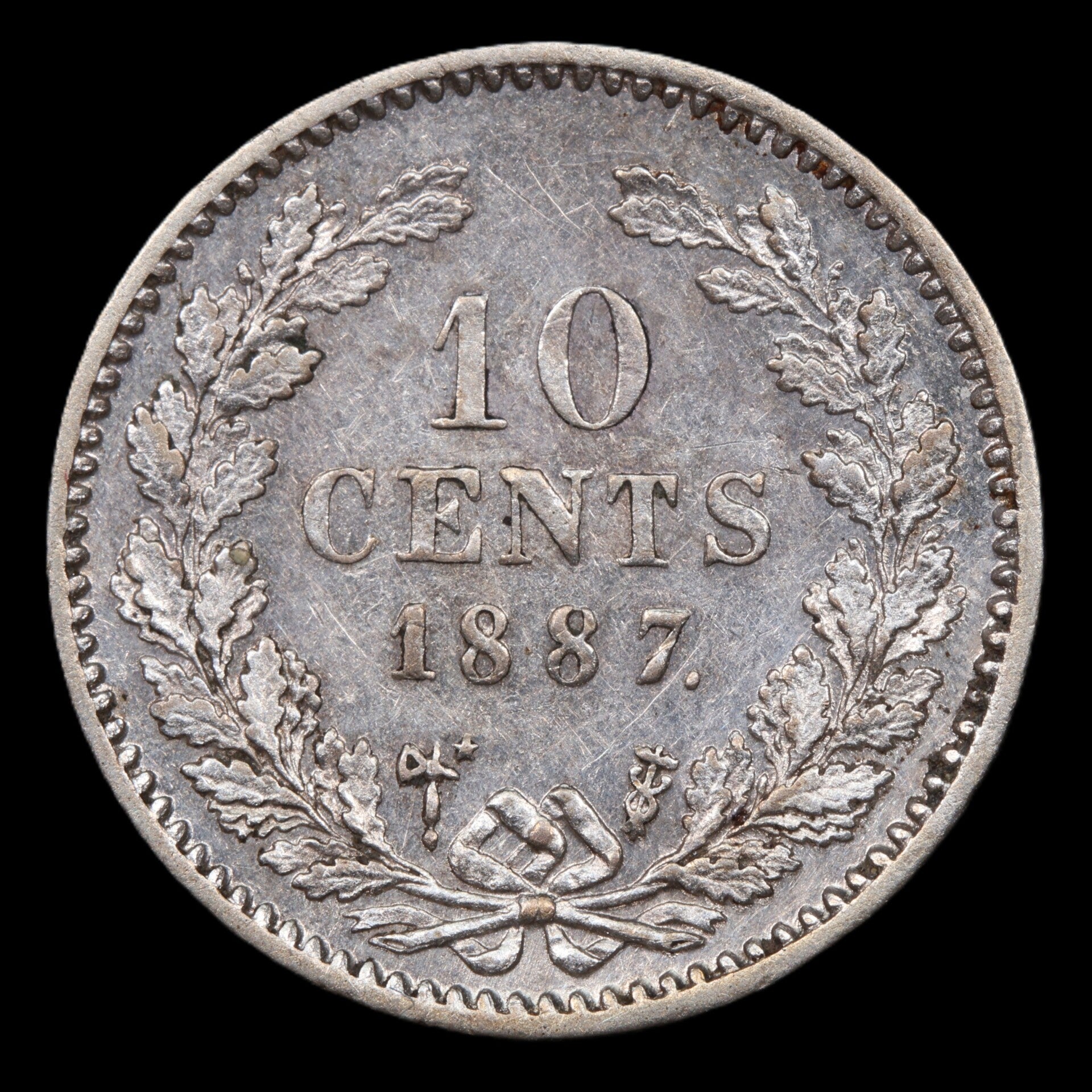 10 cent 1887. Zfr/ Pr.