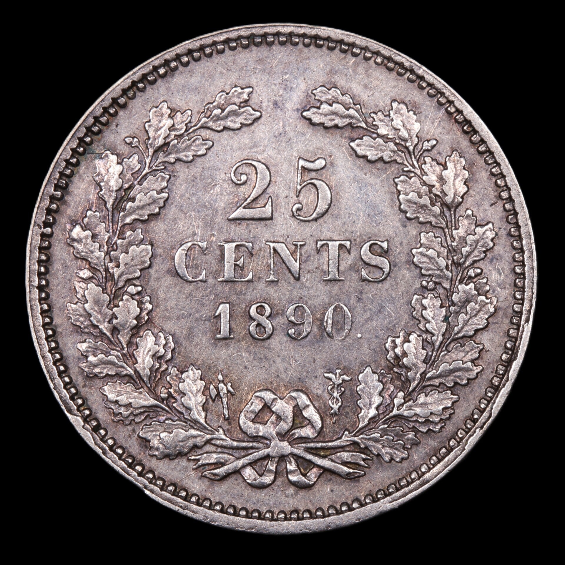 25 cent 1890. Pr.