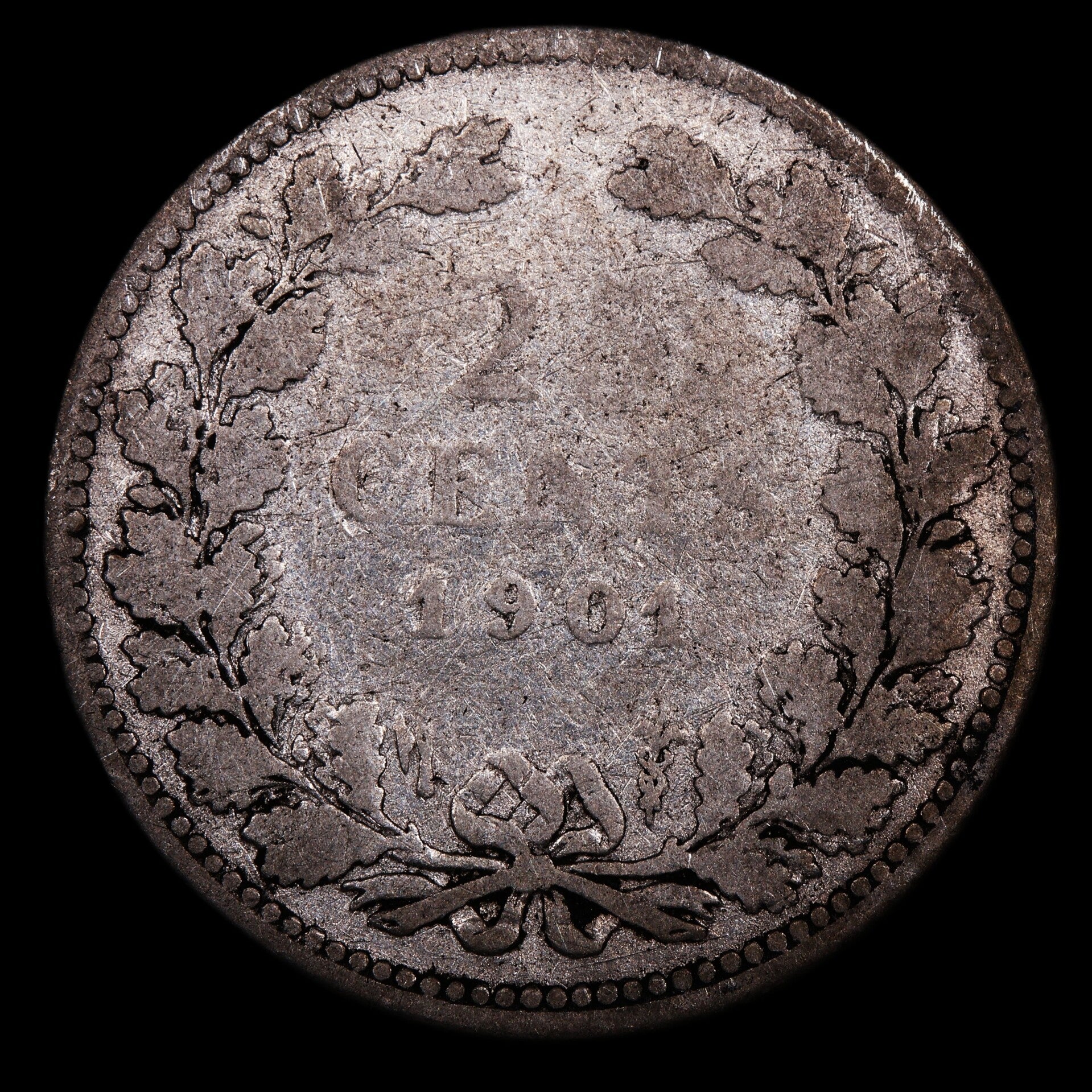 25 cent 1901 bh. Zg.