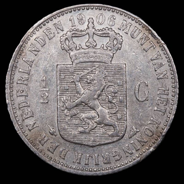 Halve gulden 1906. Zfr