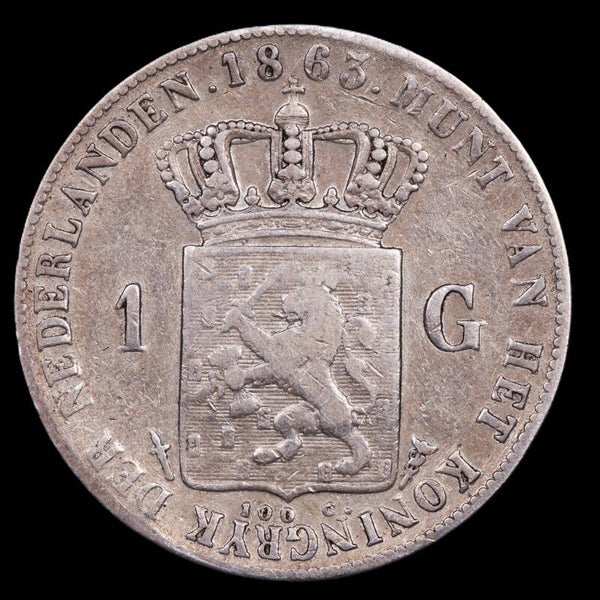 Gulden 1863. Fr/ Zfr.