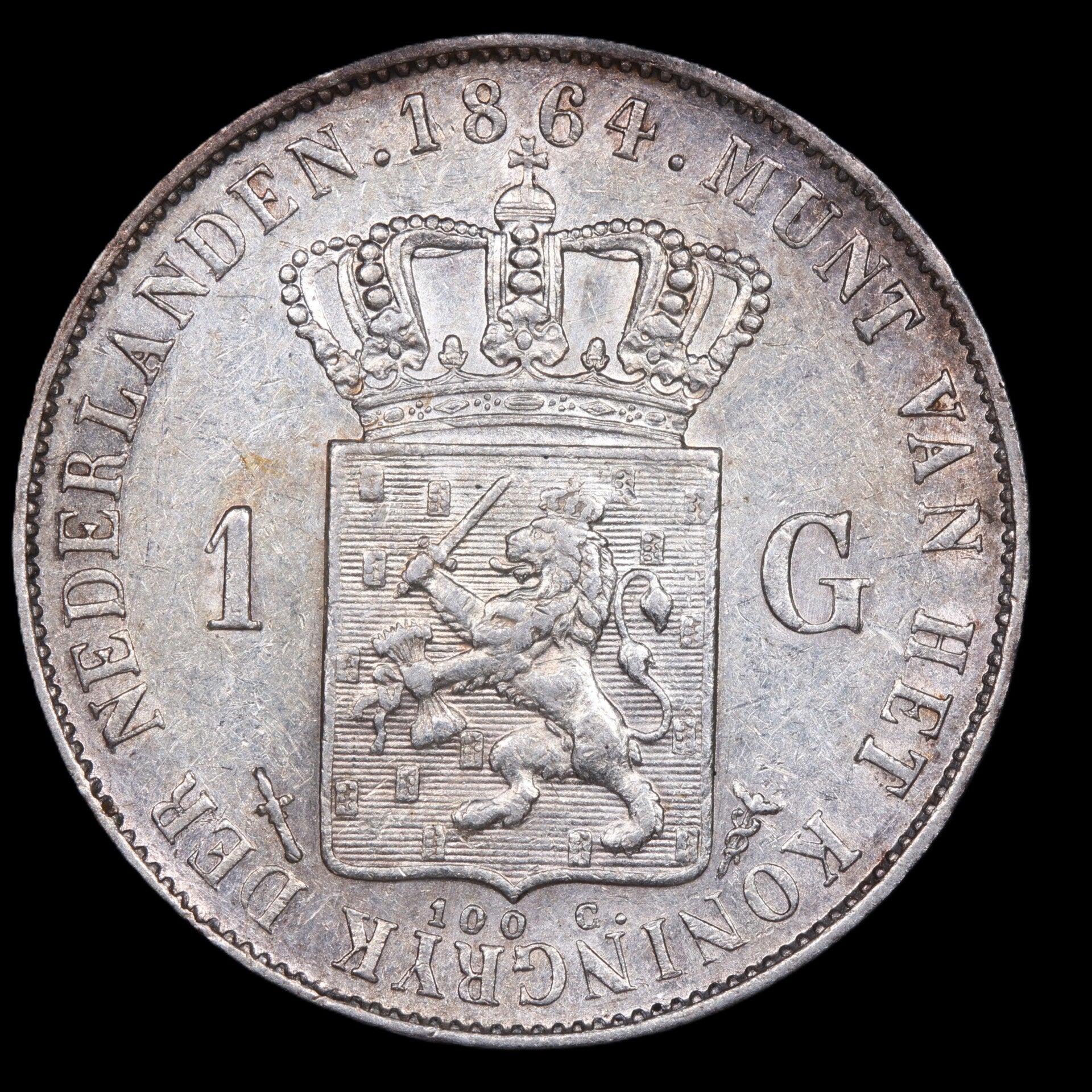 Gulden 1864. Zfr/ Pr.