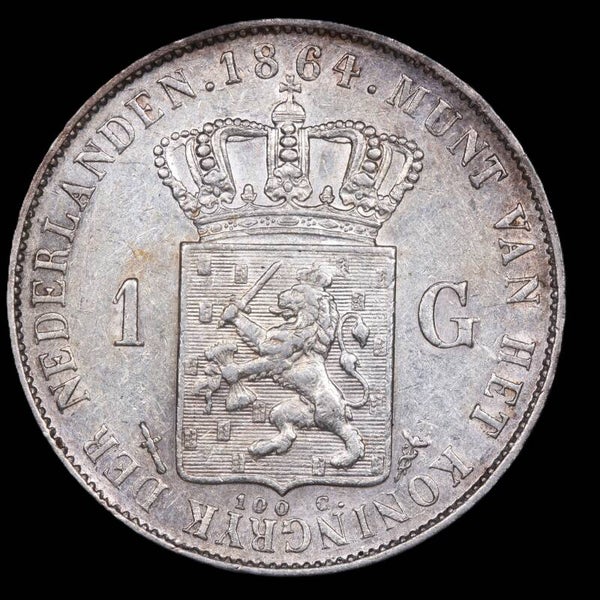 Gulden 1864. Zfr/ Pr.