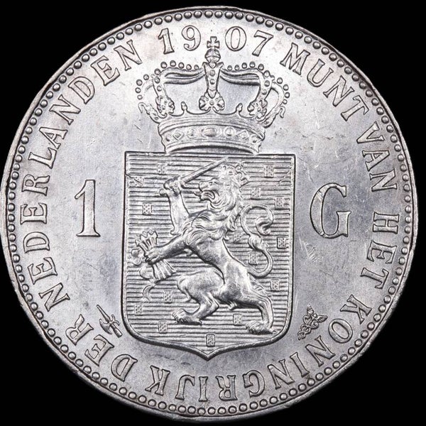 Gulden 1907. Pr/ Unc.