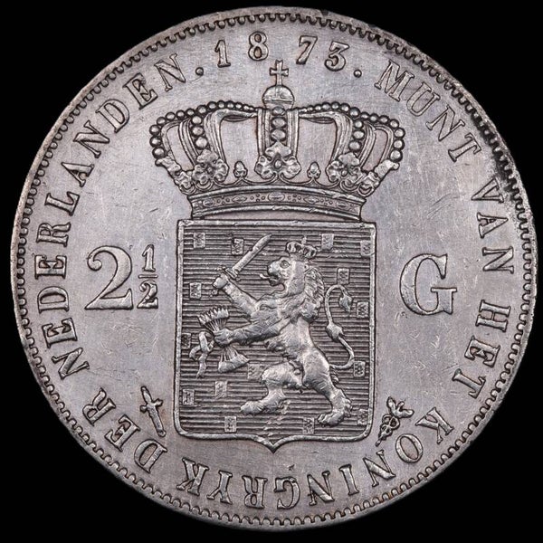 Rijksdaalder 1873. Zfr/ Pr.