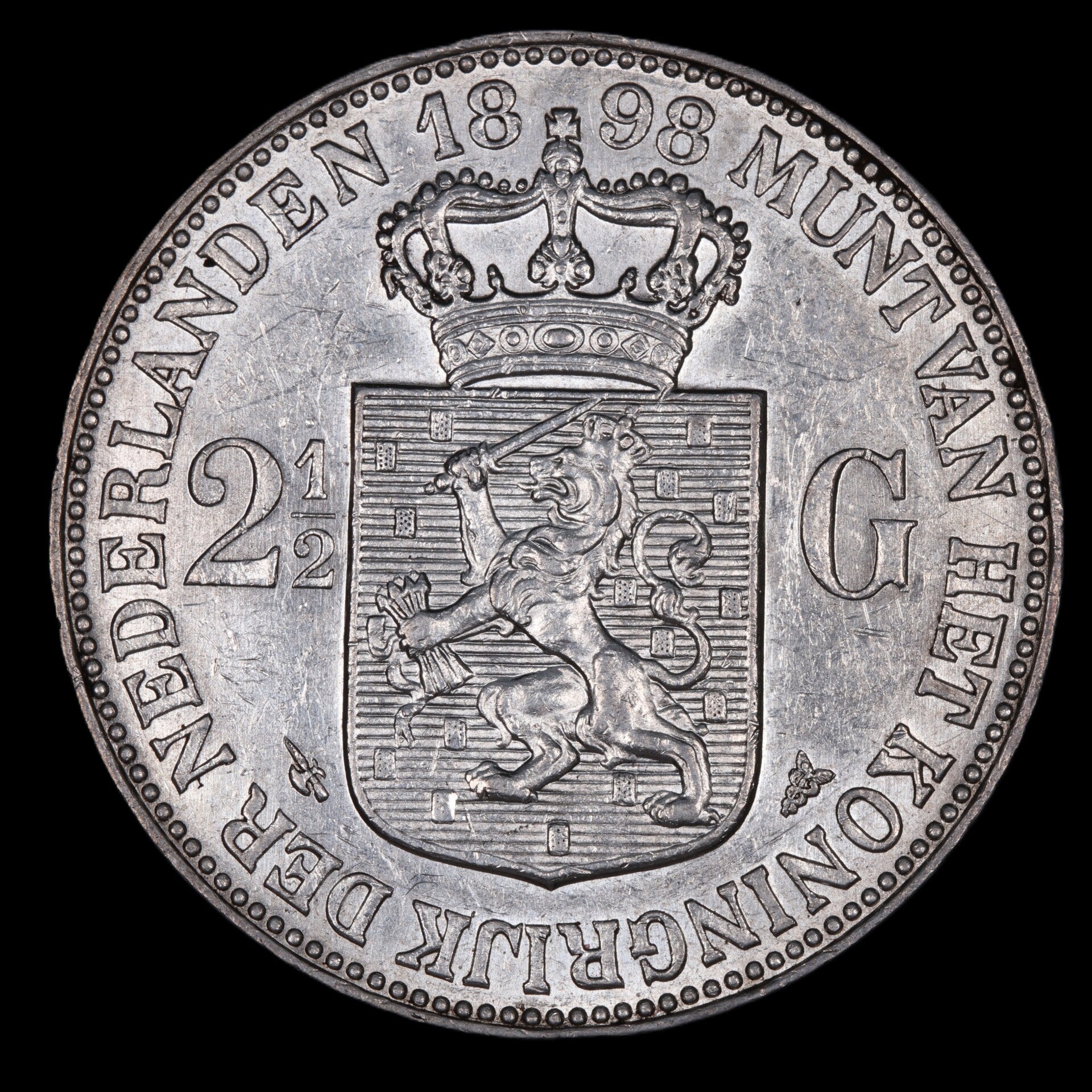 Rijksdaalder 1898. Pr.