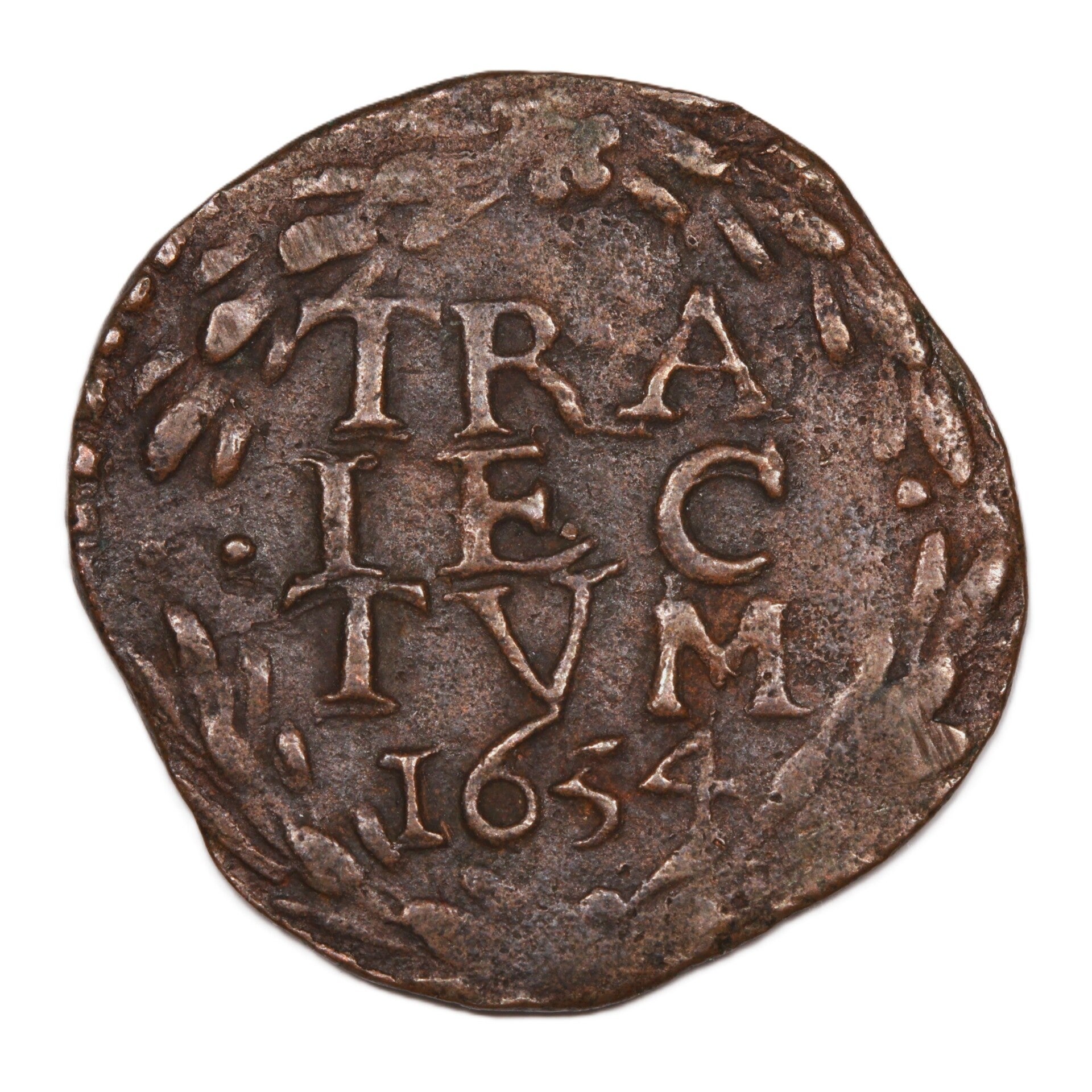 Duit Utrecht 1634. Zfr.
