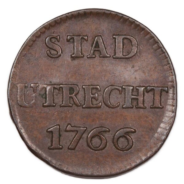 Duit Utrecht 1766. Zfr.
