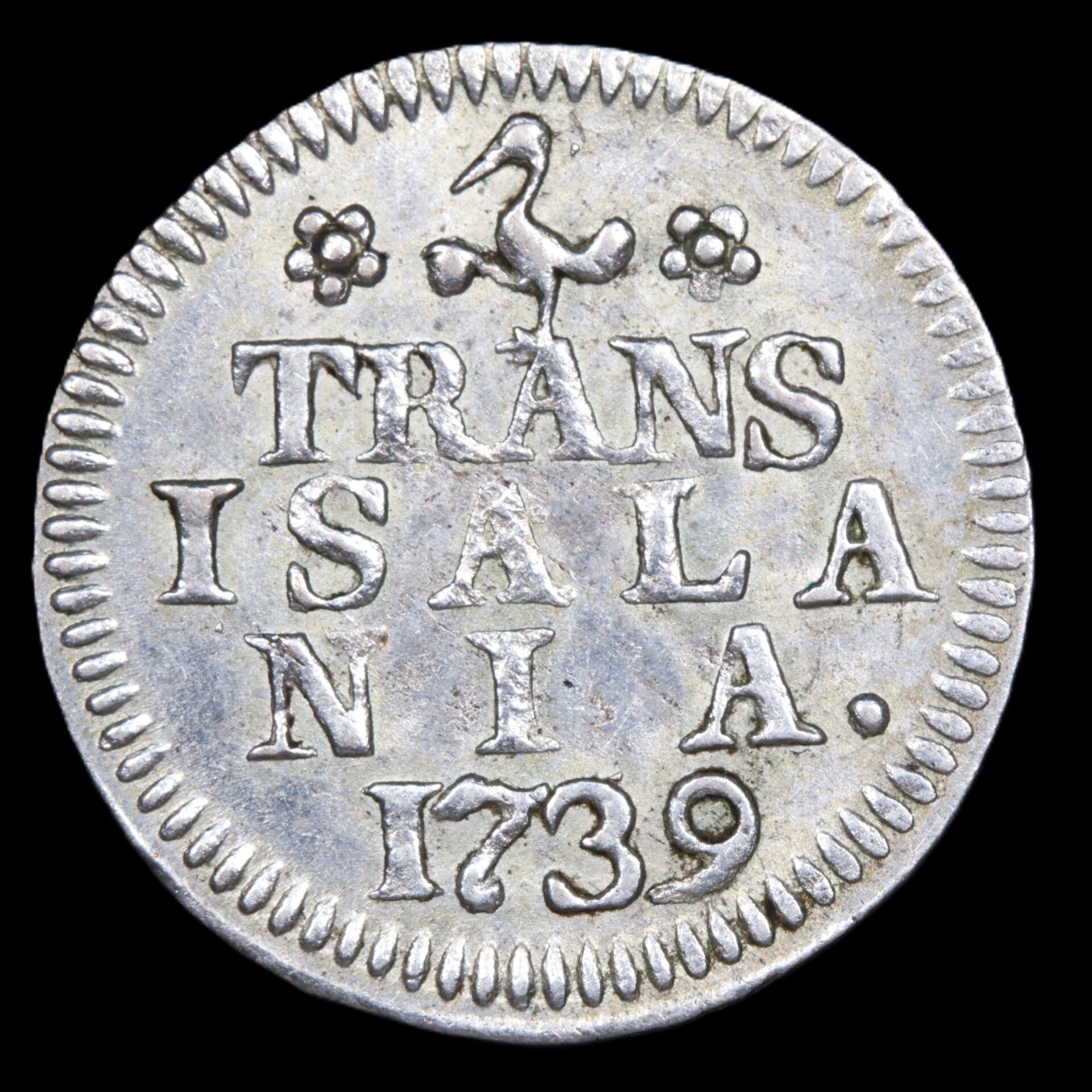 Bezemstuiver Overijssel 1739. Pr/ Unc.