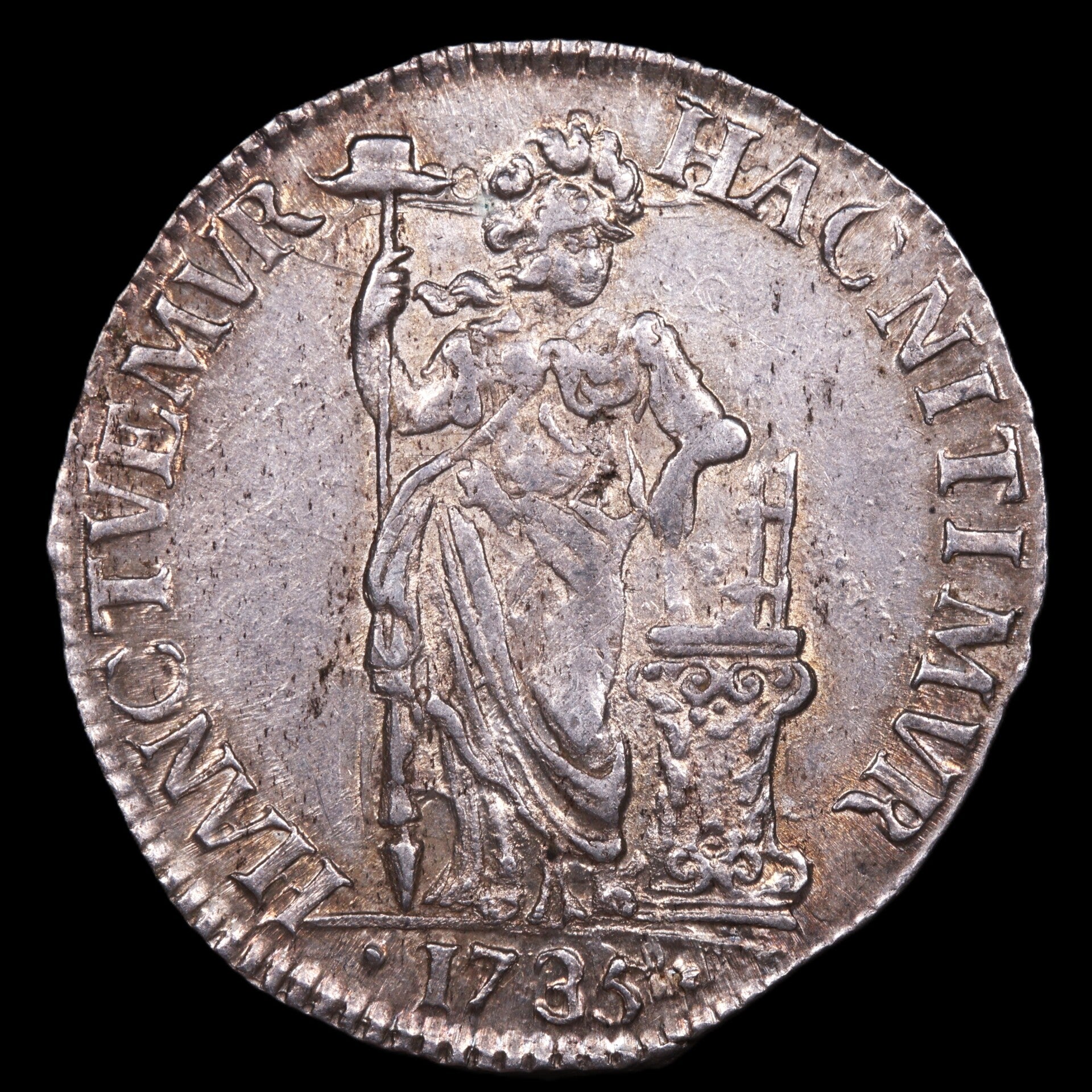Gulden Overijssel 1735. Pr.