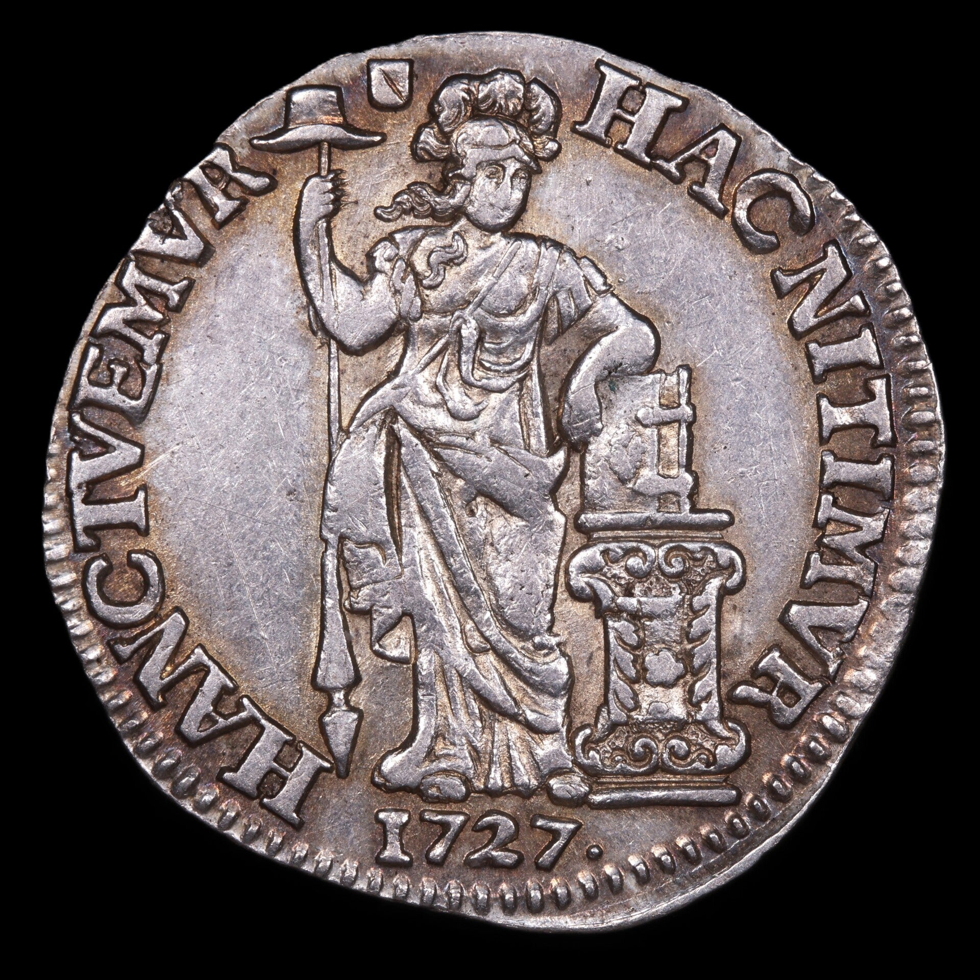 Gulden Utrecht 1727. Pr.