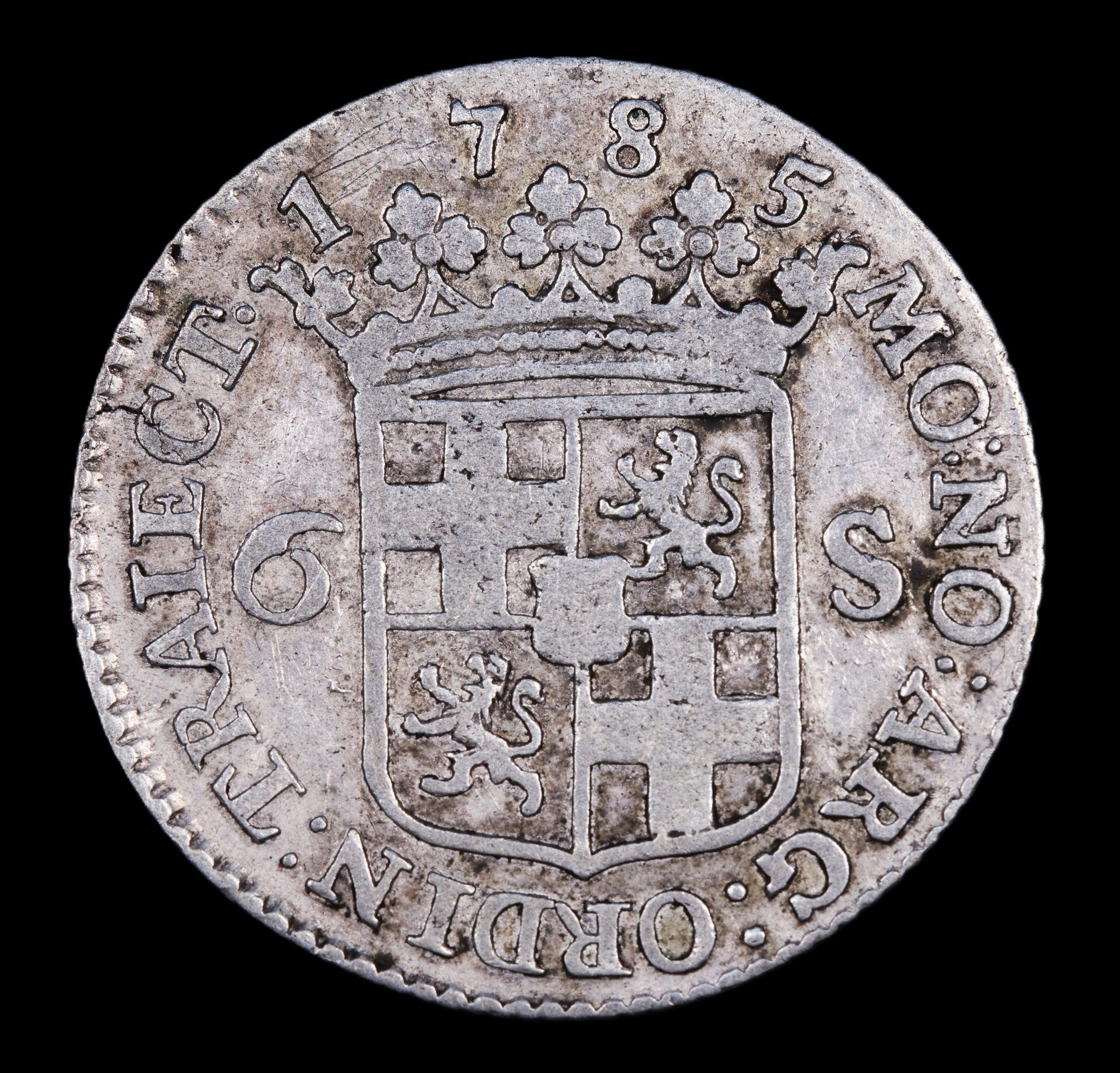 Scheepjesschelling Utrecht 1785. Fr/ Zfr.