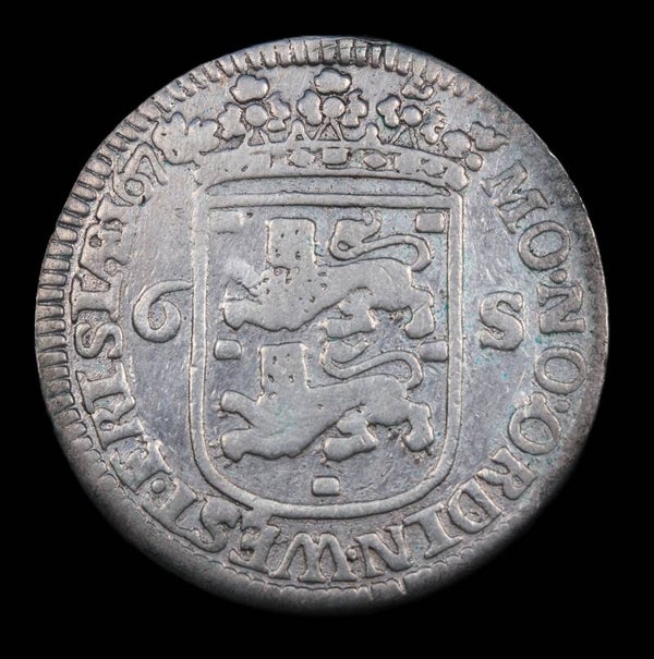 Scheepjesschelling West-Friesland (Enkhuizen), 1678. Fr/ Zfr.