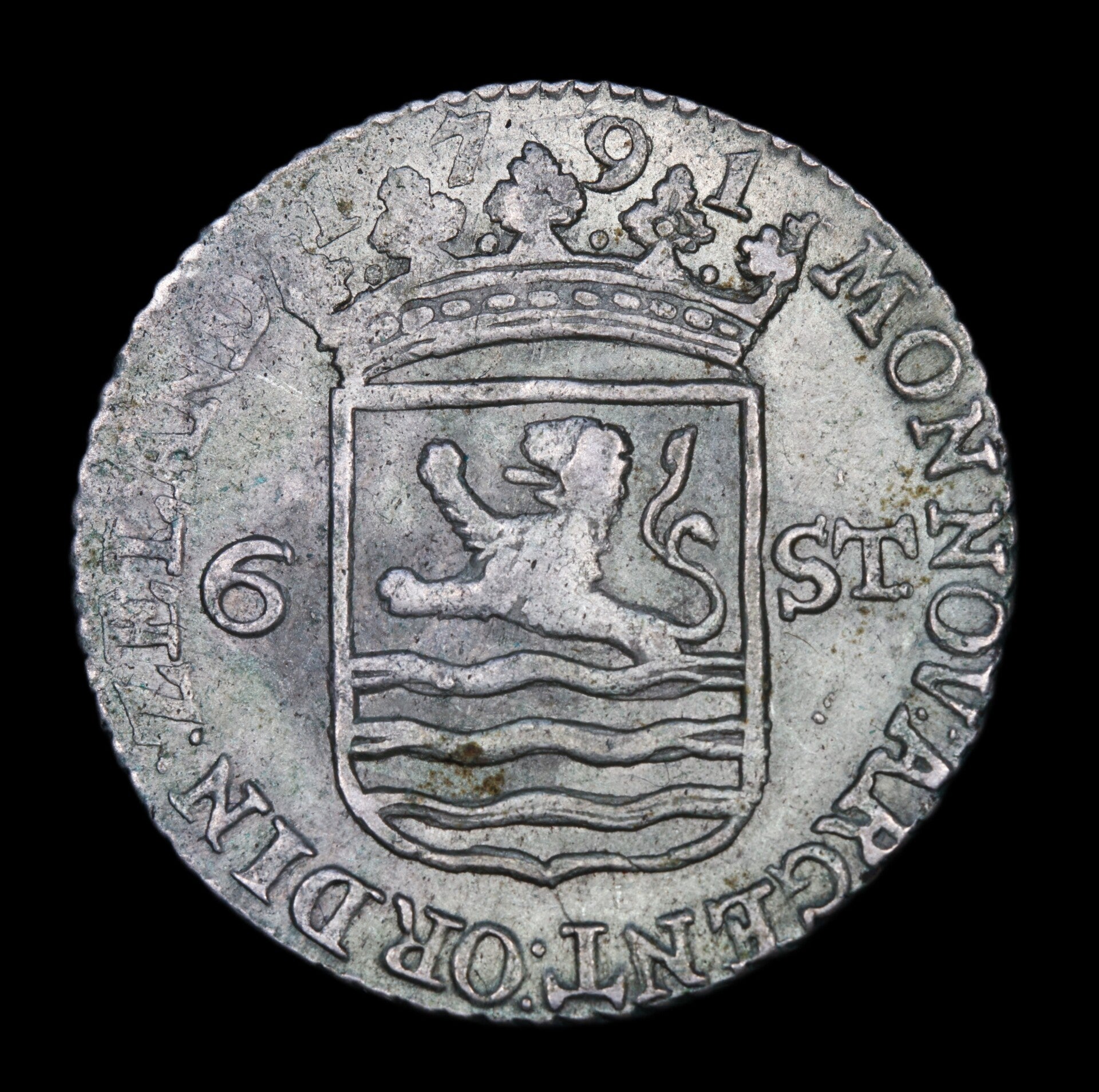 Scheepjesschelling Zeeland, 1791. Zfr/ Pr.