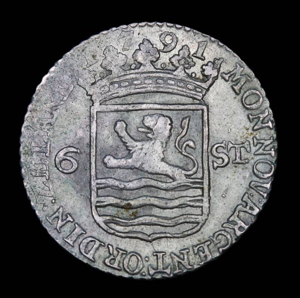 Scheepjesschelling Zeeland, 1791. Zfr/ Pr.
