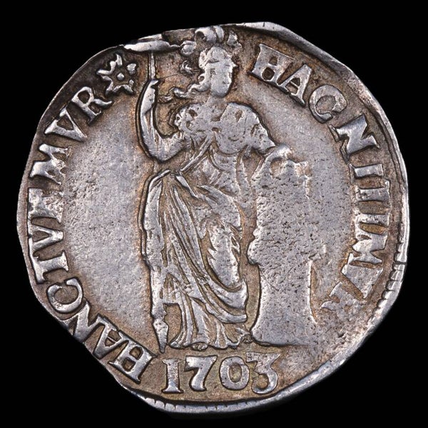 1 Gulden Overijssel, 1703. Zfr.